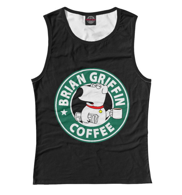 Майка Brian Griffin Coffee для девочек 