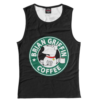 Майка для девочек Brian Griffin Coffee