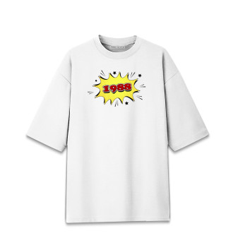 Женская Хлопковая футболка оверсайз 1988