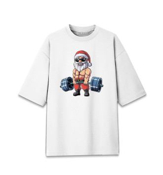 Хлопковая футболка оверсайз Power Santa