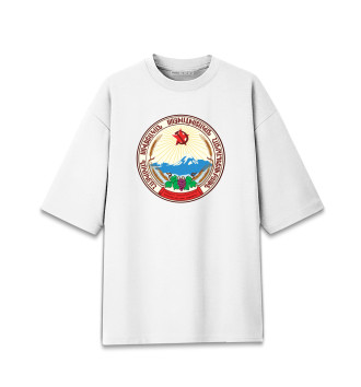 Мужская Хлопковая футболка оверсайз Армянская ССР