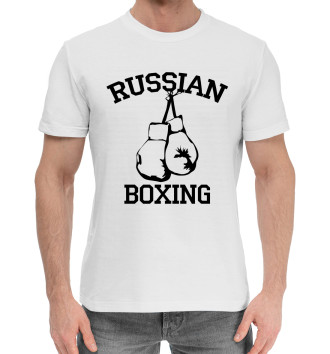 Хлопковая футболка RUSSIAN BOXING