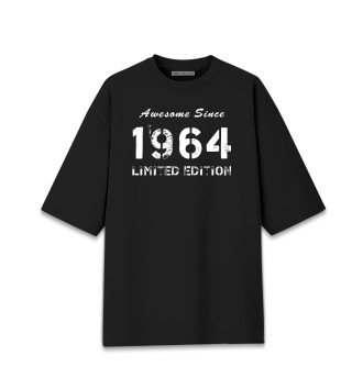 Хлопковая футболка оверсайз Awesome Since 1964
