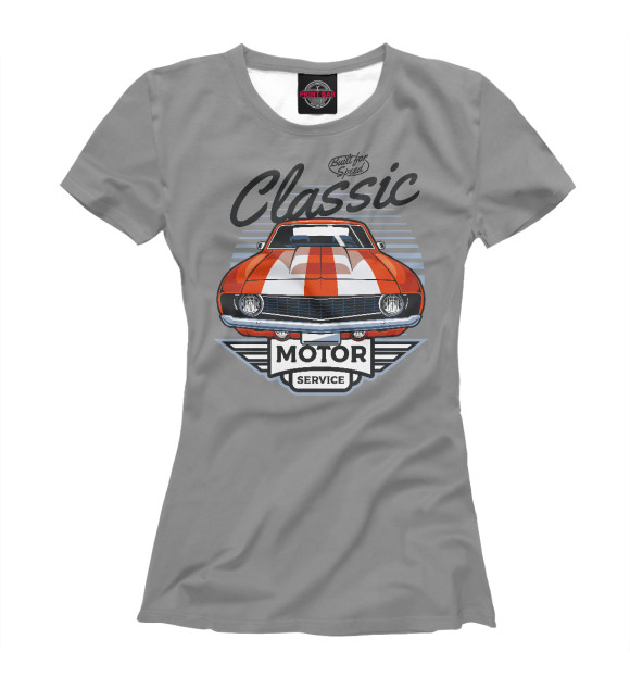 Футболка Classic motor sport для девочек 