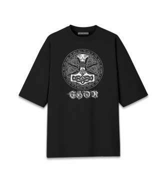 Хлопковая футболка оверсайз PAGAN символизм