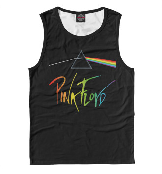 Майка для мальчиков Pink Floyd радужный логотип