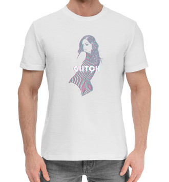 Хлопковая футболка Glitch Girl