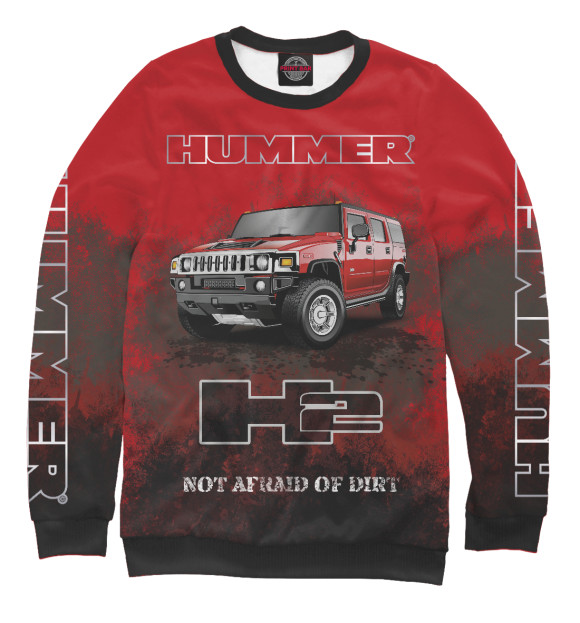 Свитшот Hummer H2 Red для девочек 