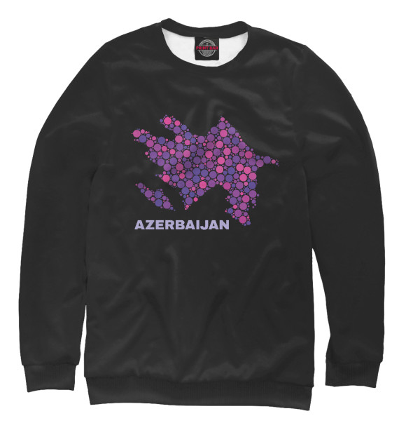 Свитшот Azerbaijan для девочек 