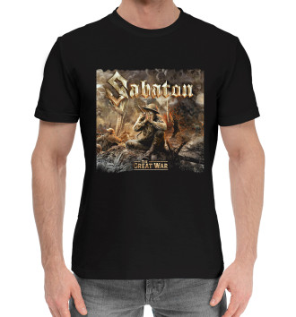 Мужская Хлопковая футболка Sabaton