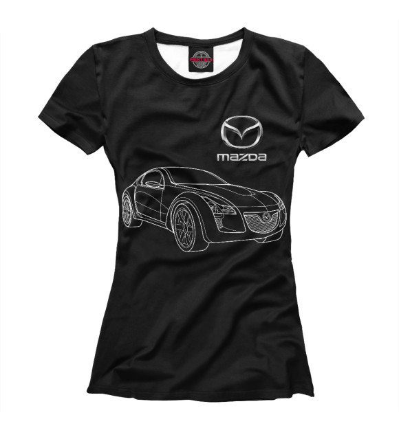 Футболка Mazda / Мазда для девочек 
