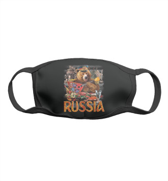 Маска для мальчиков RUSSIA (Русский Медведь)