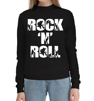Женский Хлопковый свитшот Rock 'n' roll