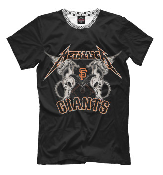 Мужская Футболка Metallica Giants
