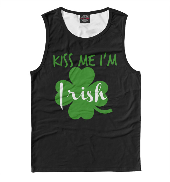 Майка Kiss me I'm Irish для мальчиков 