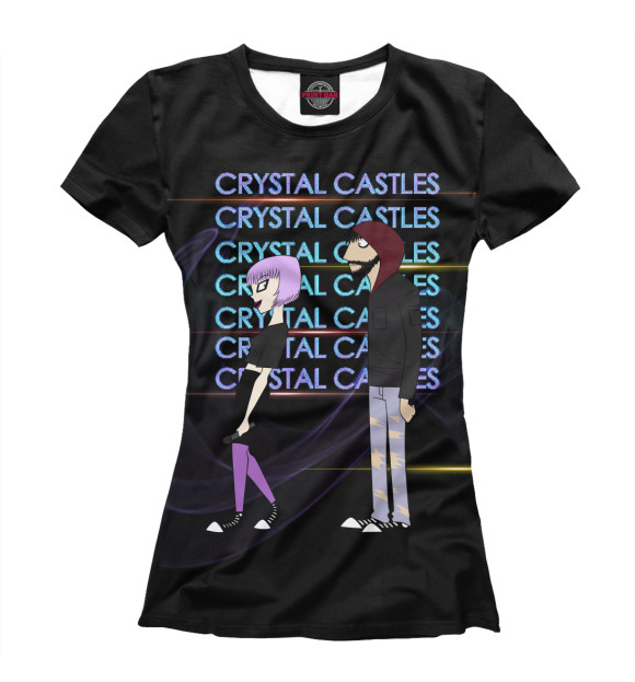 Футболка Crystal Castles для девочек 