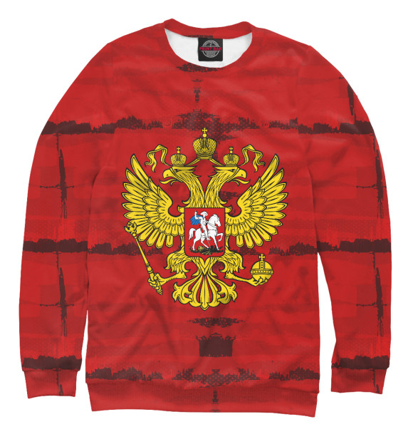Свитшот Russia collection red для девочек 