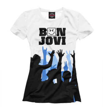 Футболка для девочек Bon Jovi