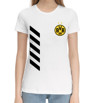 Женская Хлопковая футболка Borussia