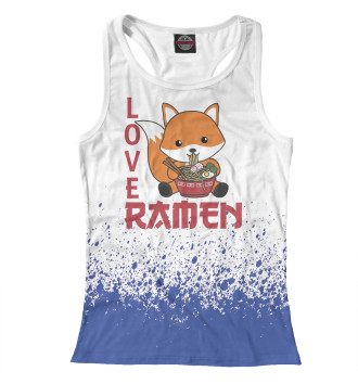 Женская Борцовка Love Ramen Cute Fox