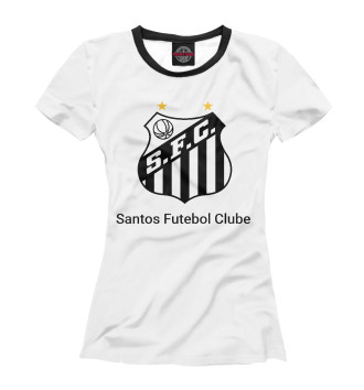 Футболка для девочек ФК Сантос. Бразилия.