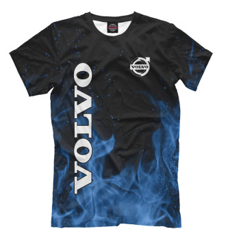 Футболка Volvo blue fire