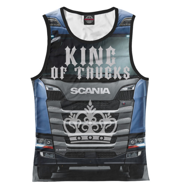 Майка SCANIA - король грузовиков для девочек 