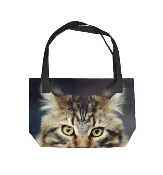 Пляжная сумка Пушистый кот