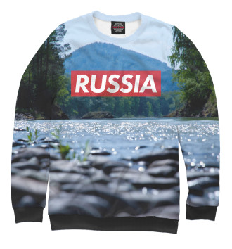 Свитшот для девочек Russia река