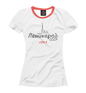 Футболка для девочек Ретро Ленинград