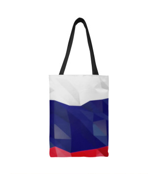 Сумка-шоппер Флаг России полигоны