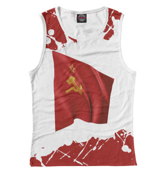 Майка Советский Союз - Флаг - Брызги