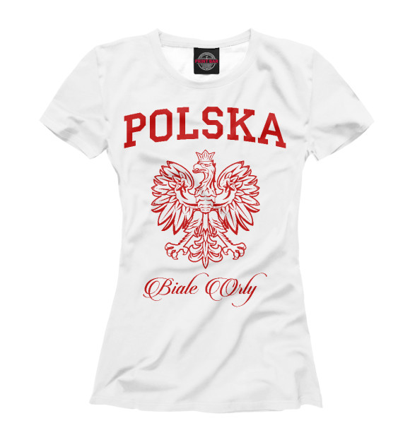 Футболка Польша для девочек 