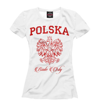 Футболка для девочек Польша
