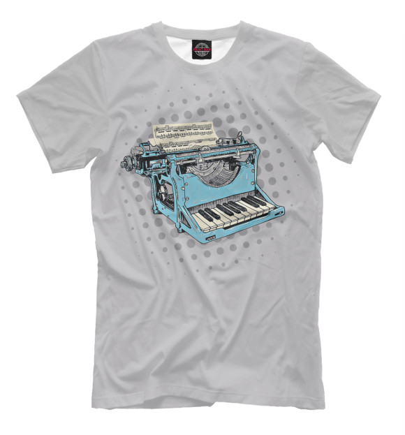 Футболка Piano Typewriter для мальчиков 