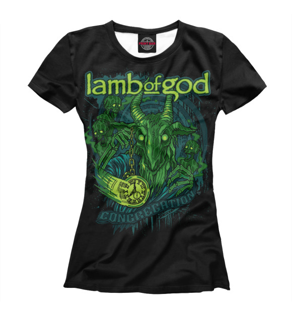 Футболка Lamb of God для девочек 