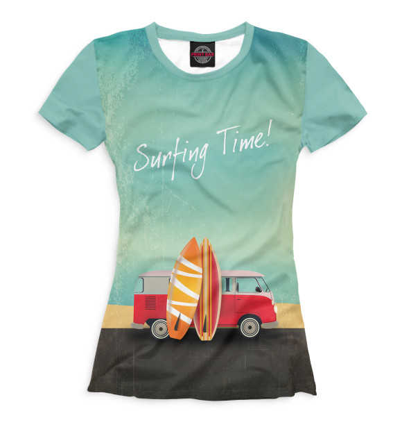 Футболка Surfing Time! для девочек 