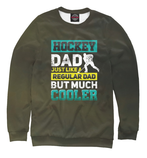 Свитшот Hockey dad just like для девочек 