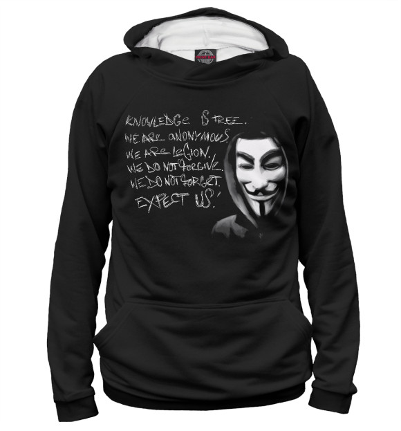 Худи Anonymous - One для мальчиков 