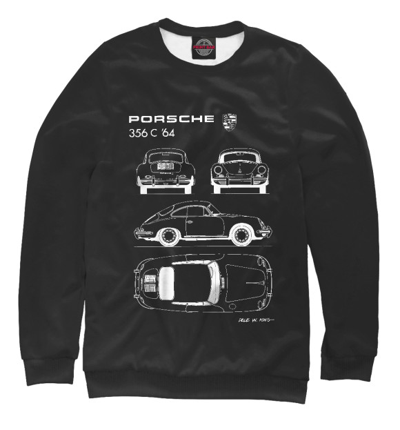 Свитшот Porsche 356 C '64 для мальчиков 
