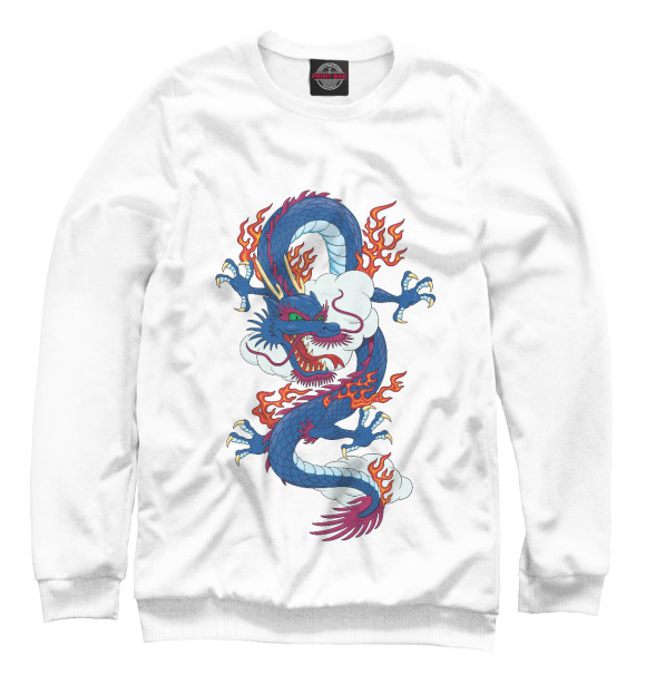 Свитшот Китайский дракон для девочек 