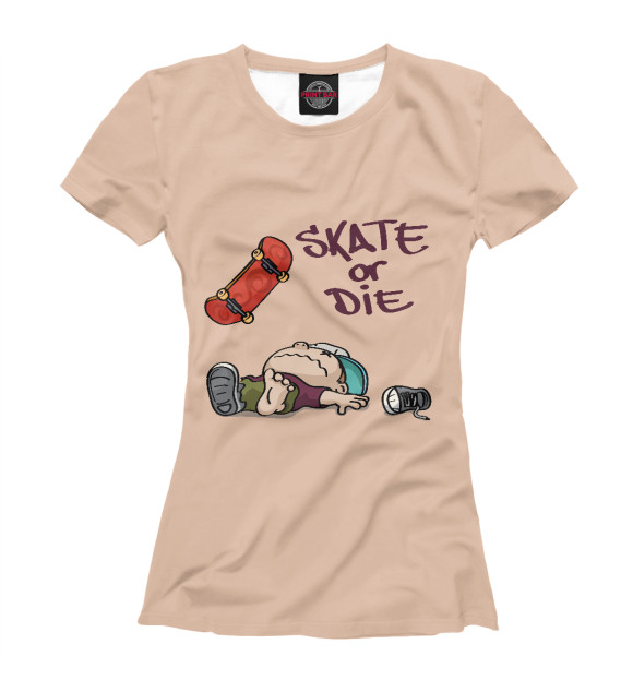 Футболка Skate or Die для девочек 