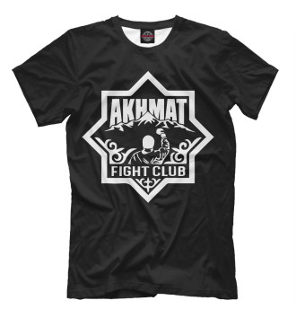 Мужская Футболка Akhmat logo