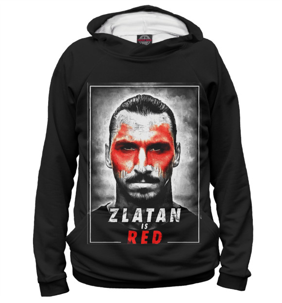 Худи Zlatan is Red для девочек 