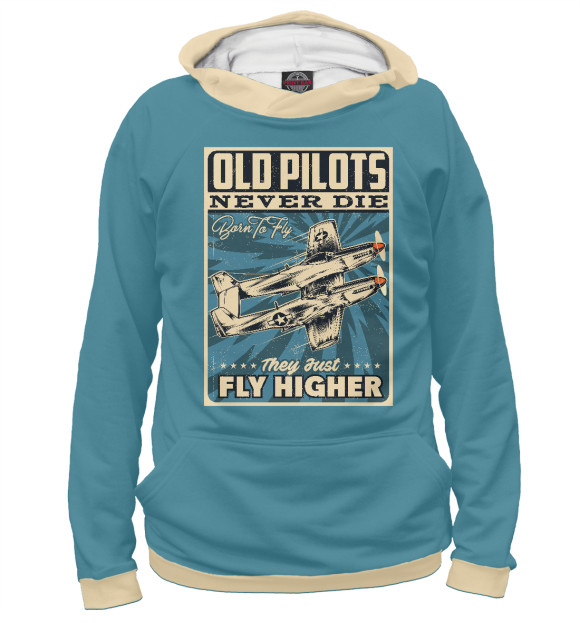 Худи Old pilots для мальчиков 