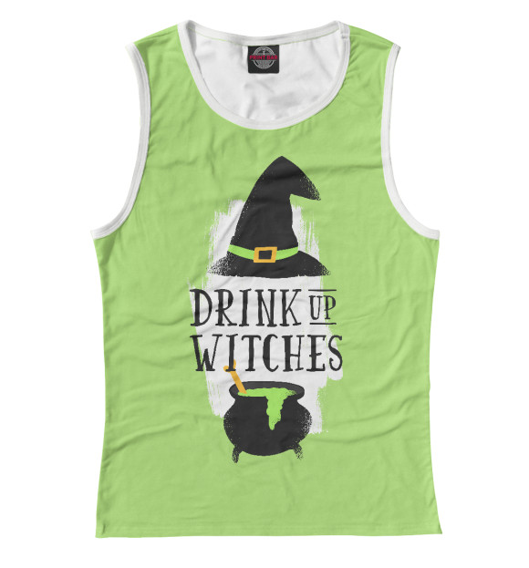 Майка Drink Up Witches для девочек 