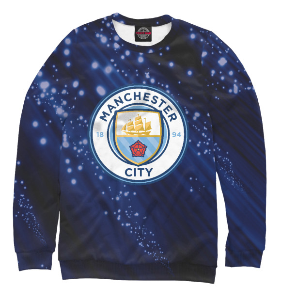 Свитшот FC Manchester City Abstract для девочек 
