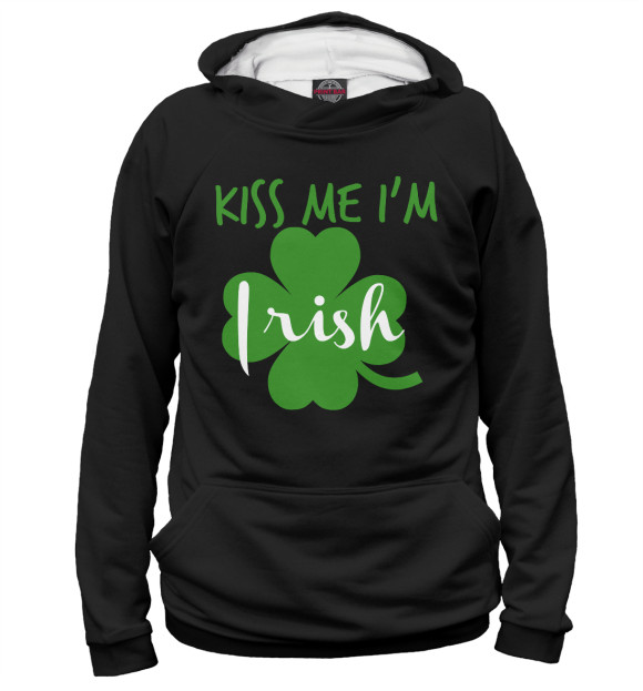 Худи Kiss me I'm Irish для девочек 