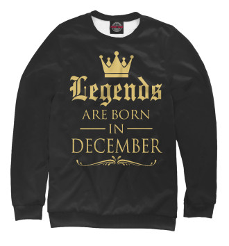 Свитшот для мальчиков Декабрь - рождение легенды