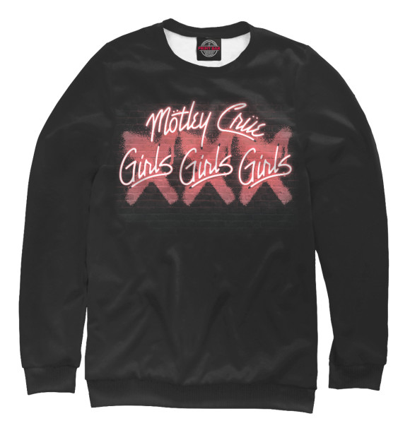 Свитшот Motley Crue - Girls, Girls, Girls для мальчиков 